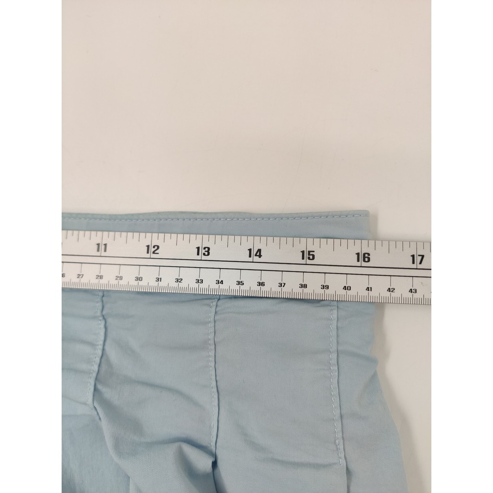 American Eagle Outfitters Pleated A-Line Women's Skirt Light Blue Size 12 - Picture 5 of 8